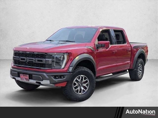 Rapid Red Metallic Tinted Clearcoat 2023 Ford F-150 Raptor SuperCrew 4WD Pickup Truck Four-Wheel Drive Automatic