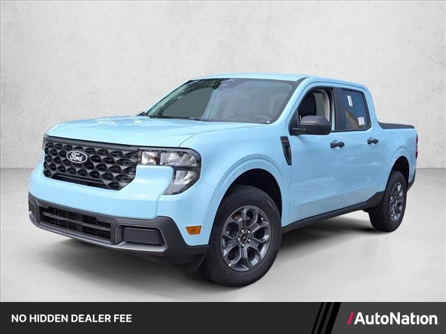 Light Blue 2026 Ford Maverick Pickup Truck Front-Wheel Drive Continuously Variable Transmission