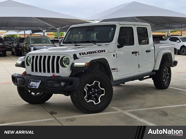 Bright White Clearcoat 2020 Jeep Gladiator Rubicon Crew Cab 4WD Pickup Truck Four-Wheel Drive 8-Speed Automatic