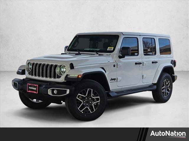 Bright White Clearcoat 2026 Jeep Wrangler Sahara 4-Door 4WD SUV / Crossover Four-Wheel Drive 8-Speed Automatic
