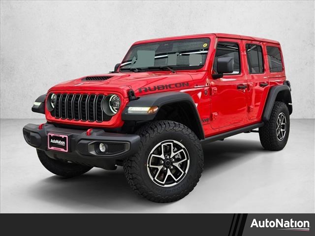 Firecracker Red Clearcoat 2026 Jeep Wrangler Rubicon 4-Door 4WD SUV / Crossover Four-Wheel Drive 8-Speed Automatic