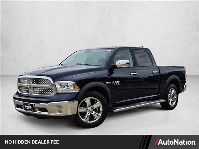 True Blue Pearlcoat 2014 RAM 1500 Laramie Crew Cab RWD Pickup Truck 4X2 8-Speed Automatic