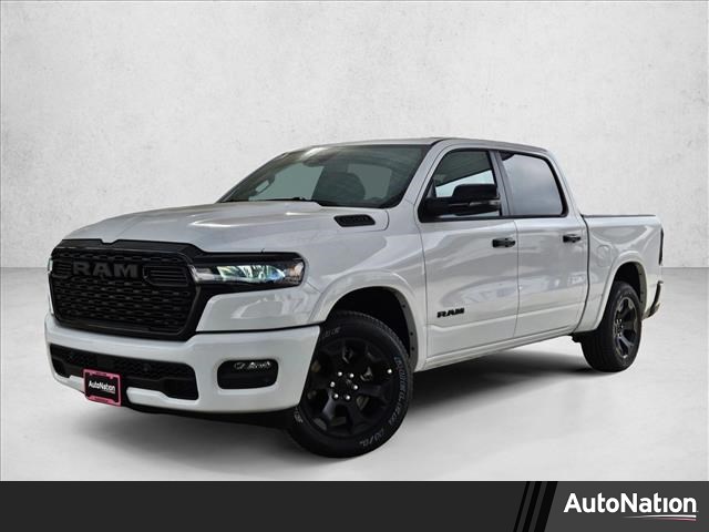 Bright White Clearcoat 2026 RAM 1500 Lone Star Crew Cab 4WD Pickup Truck Four-Wheel Drive 8-Speed Automatic