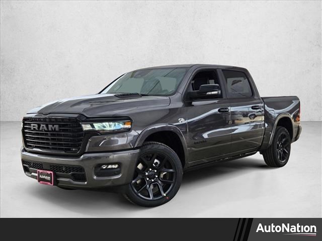 Gray (Granite Crystal Metallic Clearcoat) 2026 RAM 1500 Laramie Crew Cab 4WD Pickup Truck Four-Wheel Drive 8-Speed Automatic