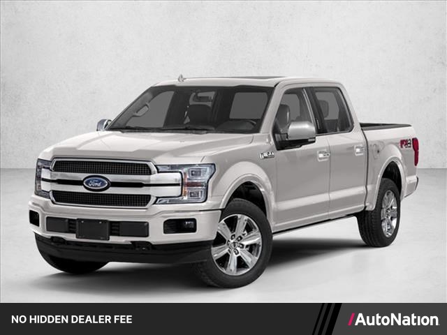 White Platinum Metallic Tri-Coat 2018 Ford F-150 Pickup Truck Four-Wheel Drive Automatic