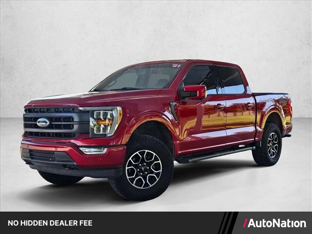 Rapid Red Metallic Tinted Clearcoat 2021 Ford F-150 Pickup Truck Four-Wheel Drive Automatic