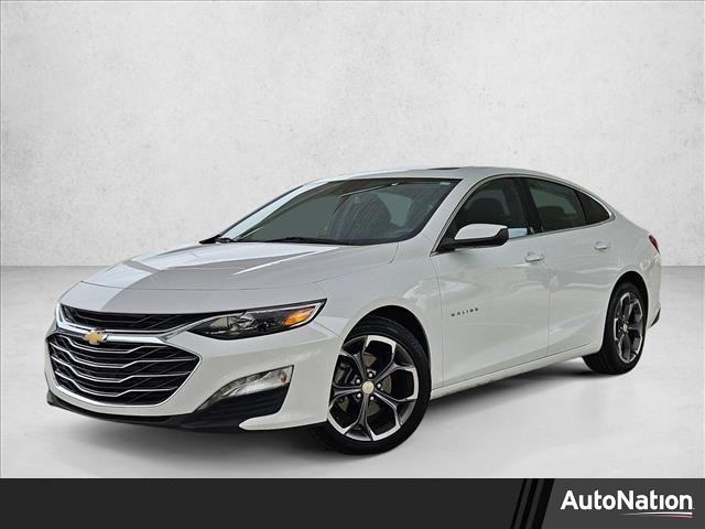 Summit White 2024 Chevrolet Malibu LT with 1LT FWD Sedan Front-Wheel Drive Automatic