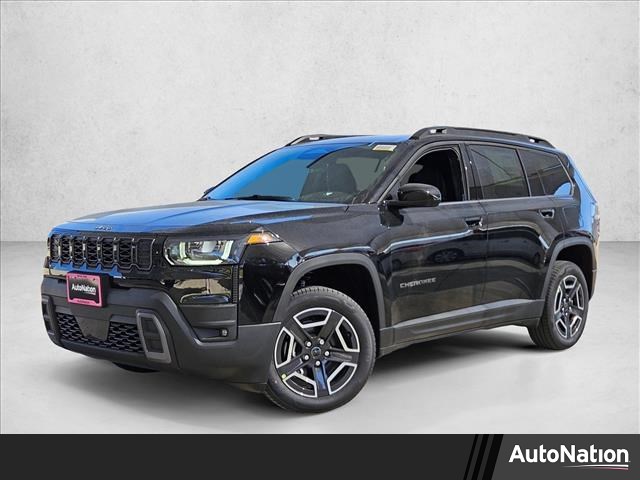 Diamond Black Crystal Pearlcoat 2026 Jeep Cherokee Laredo 4WD SUV / Crossover Four-Wheel Drive Continuously Variable Transmission