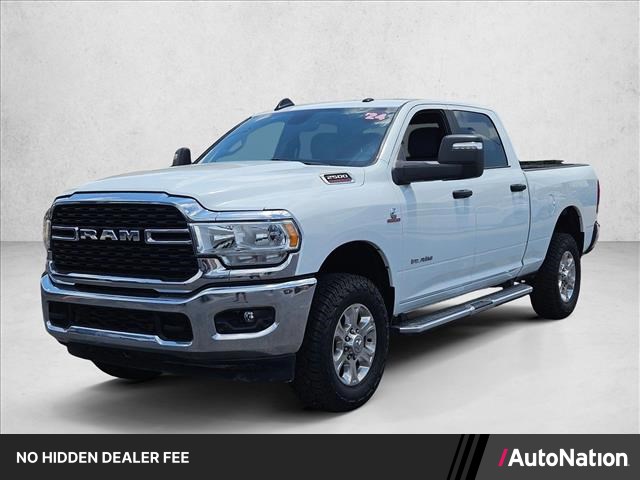 Bright White Clearcoat 2024 RAM 2500 Pickup Truck Four-Wheel Drive 6-Speed Automatic