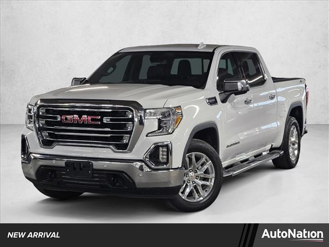 Summit White 2020 GMC Sierra 1500 SLT Crew Cab 4WD Pickup Truck Four-Wheel Drive Automatic