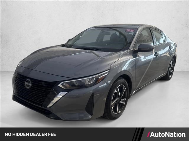Gray (Gun Metallic) 2025 Nissan Sentra Sedan Front-Wheel Drive Continuously Variable Transmission