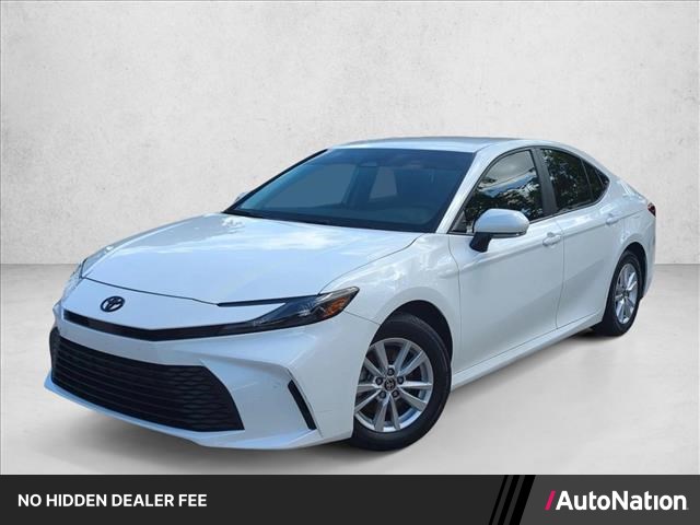 White 2025 Toyota Camry Sedan Front-Wheel Drive Automatic
