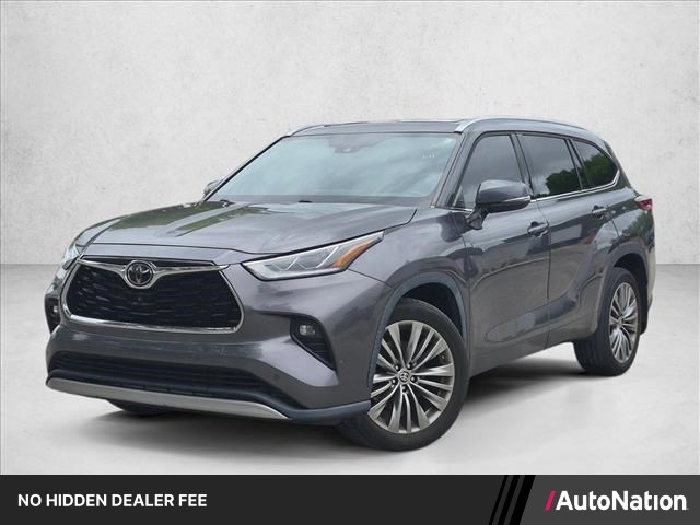 Magnetic Gray Metallic 2021 Toyota Highlander SUV / Crossover All-Wheel Drive Automatic