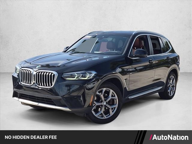 Black Sapphire Metallic 2023 BMW X3 SUV / Crossover Rear-Wheel Drive Automatic