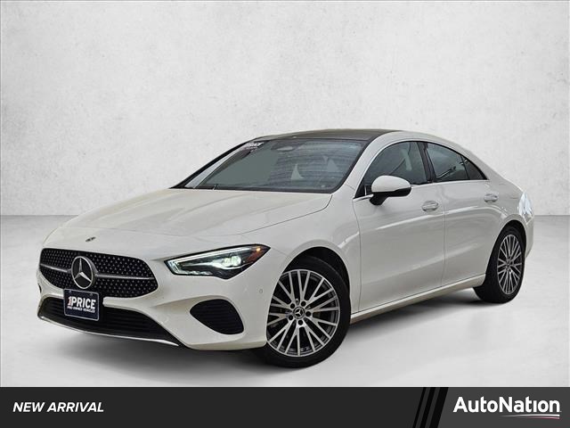 Polar White 2025 Mercedes-Benz CLA 250 4MATIC Coupe All-Wheel Drive Automatic