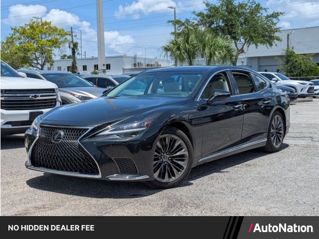 Black (Caviar) 2023 Lexus LS 500 RWD Sedan Rear-Wheel Drive Automatic