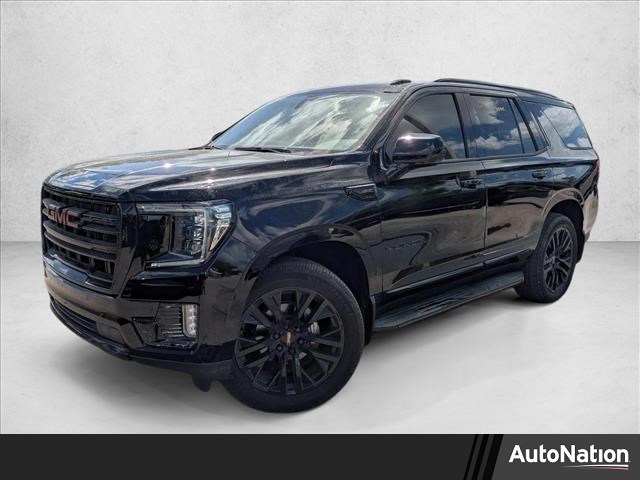Onyx Black 2021 GMC Yukon SLT RWD SUV / Crossover 4X2 Automatic