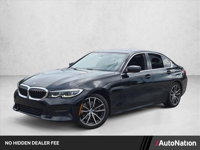 Jet Black 2021 BMW 3 Series Sedan Rear-Wheel Drive Automatic