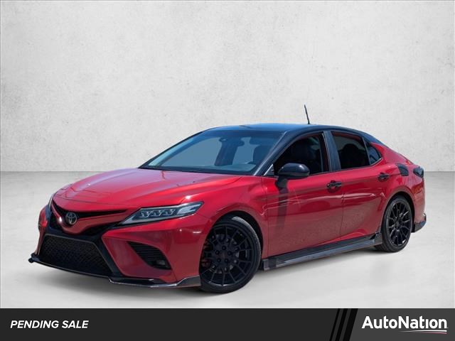 Supersonic Red/Midnight Black Metallic 2020 Toyota Camry TRD FWD Sedan Front-Wheel Drive Automatic