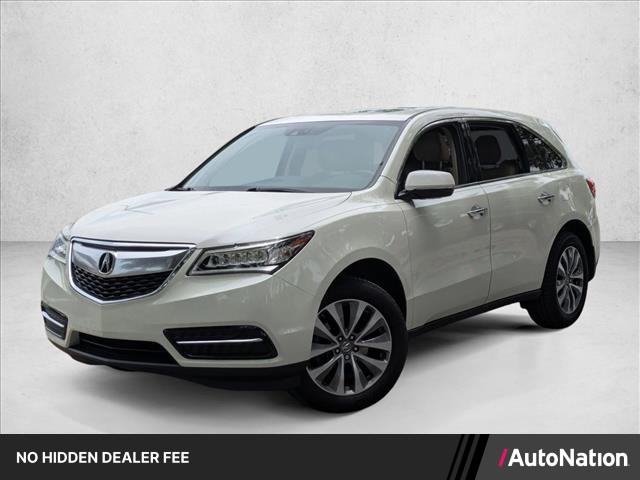 Silver Moon 2015 Acura MDX SH-AWD with Technology Package SUV / Crossover All-Wheel Drive 6-Speed Automatic