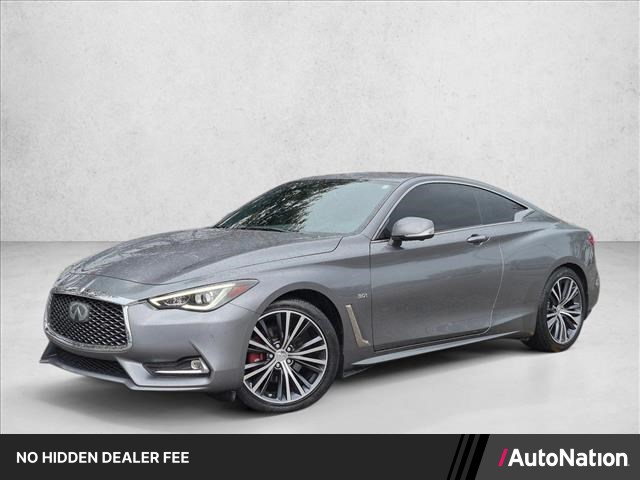 Gray (Graphite Shadow) 2017 INFINITI Q60 Coupe All-Wheel Drive Automatic