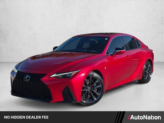 Infrared 2023 Lexus IS 350 F Sport RWD Sedan Rear-Wheel Drive Automatic