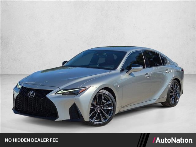 Atomic Silver 2021 Lexus IS 350 F Sport RWD Sedan Rear-Wheel Drive Automatic