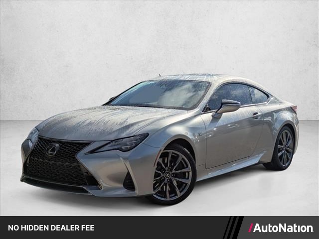 Atomic Silver 2020 Lexus RC 350 F Sport RWD Coupe Rear-Wheel Drive Automatic