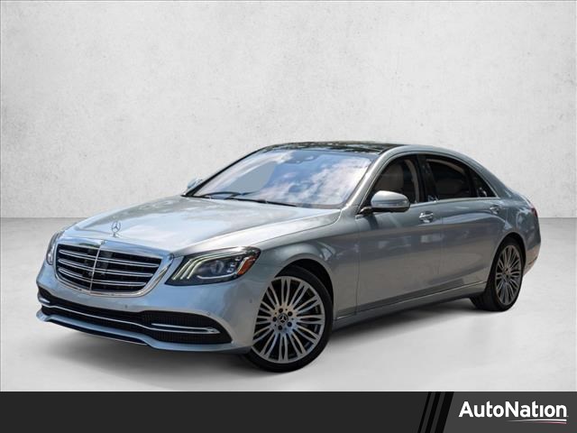 Diamond Silver Metallic 2018 Mercedes-Benz S-Class S 560 RWD Sedan Rear-Wheel Drive Automatic