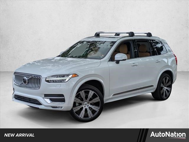 Crystal White Metallic 2022 Volvo XC90 T6 Inscription 7-Passenger AWD SUV / Crossover All-Wheel Drive Automatic