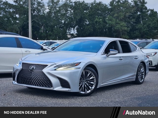 Gray (Liquid Platinum) 2019 Lexus LS Sedan Rear-Wheel Drive Automatic