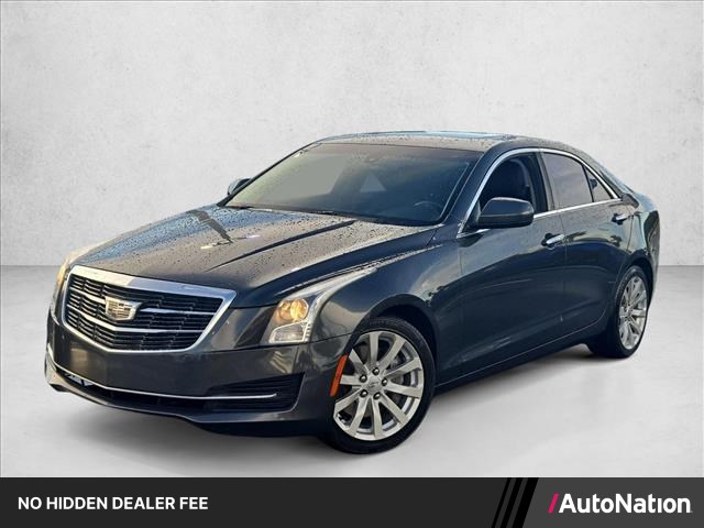 Phantom Gray Metallic 2018 Cadillac ATS Sedan Rear-Wheel Drive 8-Speed Automatic