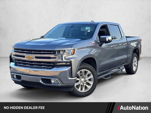 Gray (Satin Steel Metallic) 2021 Chevrolet Silverado 1500 Pickup Truck Four-Wheel Drive Automatic