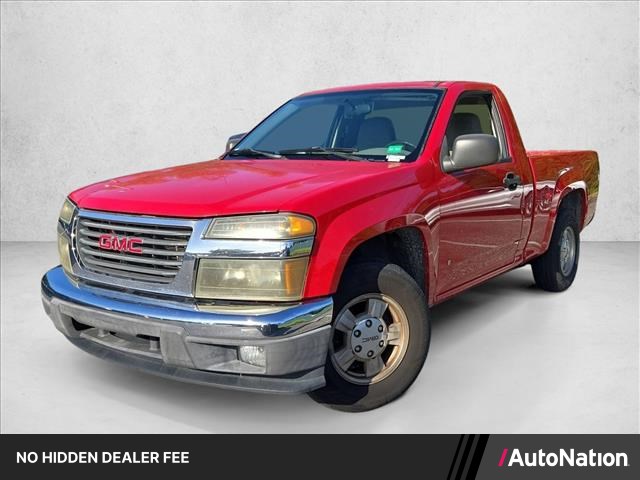 Red 2007 GMC Canyon Pickup Truck Rear-Wheel Drive 4-Speed Automatic