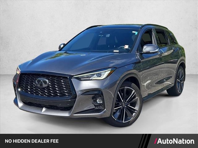 Gray (Graphite Shadow) 2024 INFINITI QX50 SUV / Crossover Front-Wheel Drive Automatic