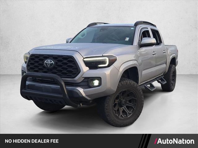 Silver Sky Metallic 2021 Toyota Tacoma Pickup Truck Four-Wheel Drive Automatic