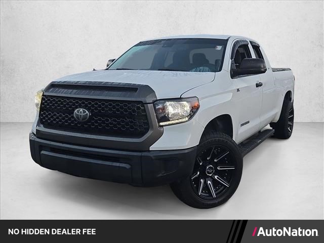 Super White 2019 Toyota Tundra Pickup Truck Four-Wheel Drive Automatic