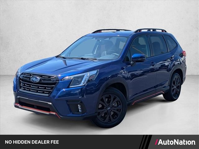 Sapphire Blue Pearl 2024 Subaru Forester Sport Crossover AWD SUV / Crossover All-Wheel Drive Automatic