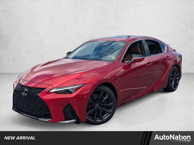 Infrared 2025 Lexus IS 350 F Sport Design RWD Sedan Rear-Wheel Drive Automatic