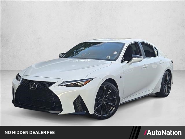 Ultra White 2025 Lexus IS Sedan Rear-Wheel Drive Automatic