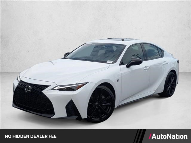 Ultra White 2025 Lexus IS 350 F Sport RWD Sedan Rear-Wheel Drive Automatic