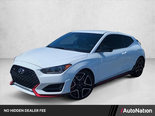 Lunar White 2022 Hyundai Veloster N FWD Coupe Front-Wheel Drive Automatic