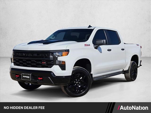 Summit White 2023 Chevrolet Silverado 1500 Pickup Truck Four-Wheel Drive 8-Speed Automatic