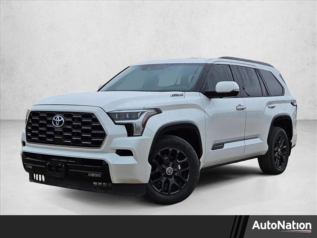 White (Wind Chill Pearl) 2024 Toyota Sequoia Platinum 4WD SUV / Crossover Four-Wheel Drive Automatic