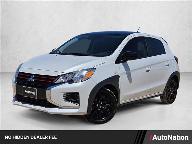 White 2024 Mitsubishi Mirage Hatchback Front-Wheel Drive Automatic