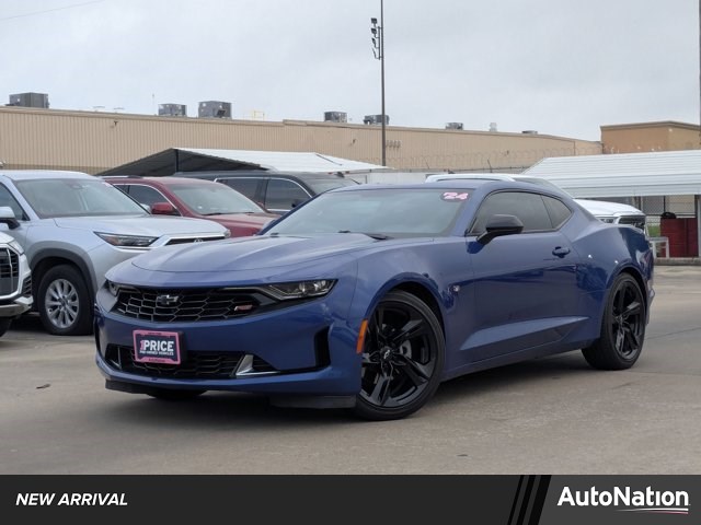 Riverside Blue Metallic 2024 Chevrolet Camaro 1LT Coupe RWD Coupe Rear-Wheel Drive 8-Speed Automatic
