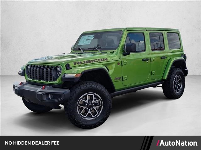 Mojito Clearcoat 2025 Jeep Wrangler Rubicon 4-Door 4WD SUV / Crossover Four-Wheel Drive 8-Speed Automatic