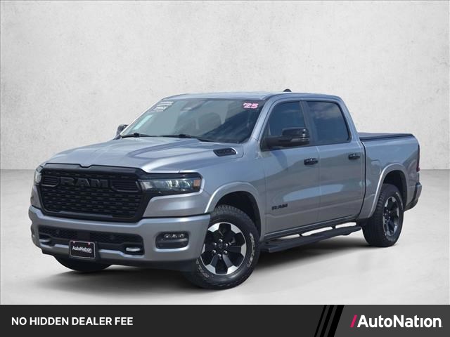 Billet Silver Metallic Clearcoat 2025 RAM 1500 Pickup Truck Four-Wheel Drive 8-Speed Automatic