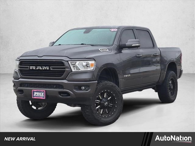 Gray (Granite Crystal Metallic Clearcoat) 2020 RAM 1500 Lone Star Crew Cab 4WD Pickup Truck Four-Wheel Drive 8-Speed Automatic