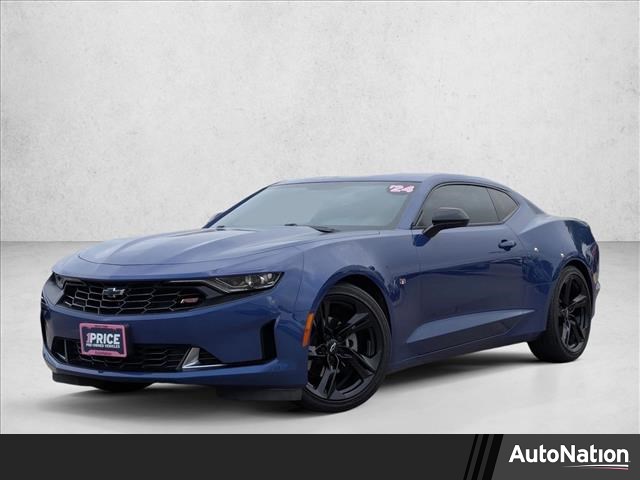 Riverside Blue Metallic 2024 Chevrolet Camaro 1LT Coupe RWD Coupe Rear-Wheel Drive 8-Speed Automatic